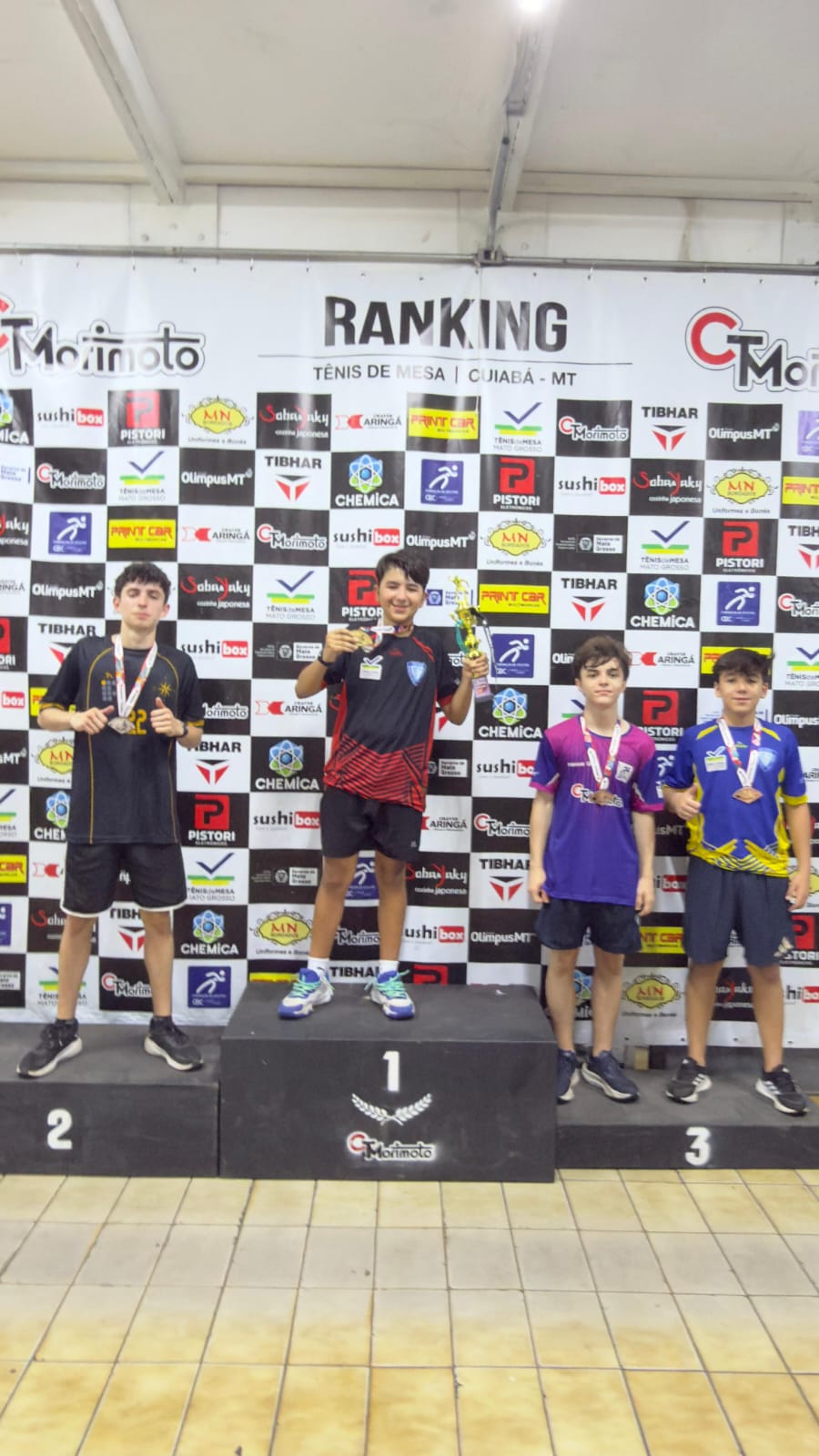 Pódio Ranking CT Morimoto